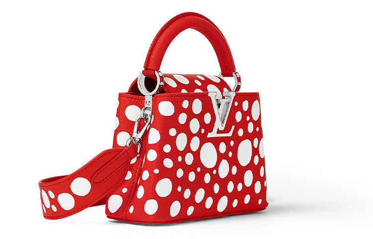 LOUIS VUITTON X Yayoi Kusama Capucines Mini Red/White