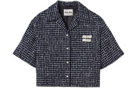 MIU MIU SS24 Jackets Coats Women's Blue