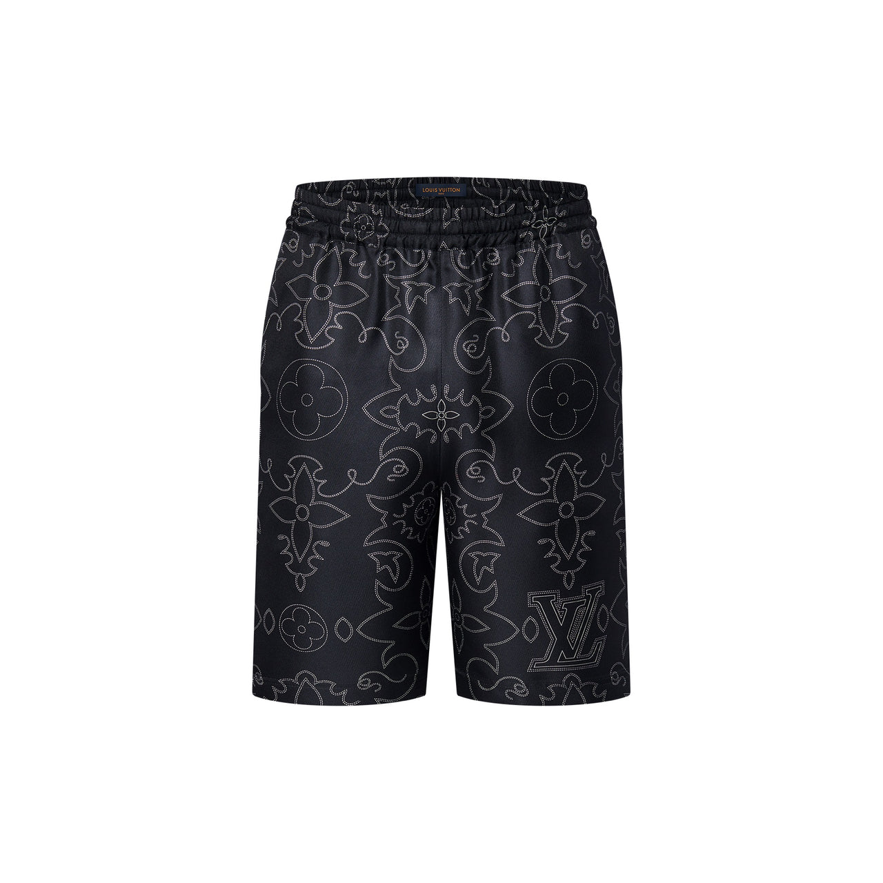 LOUIS VUITTON Printed Silk Shorts