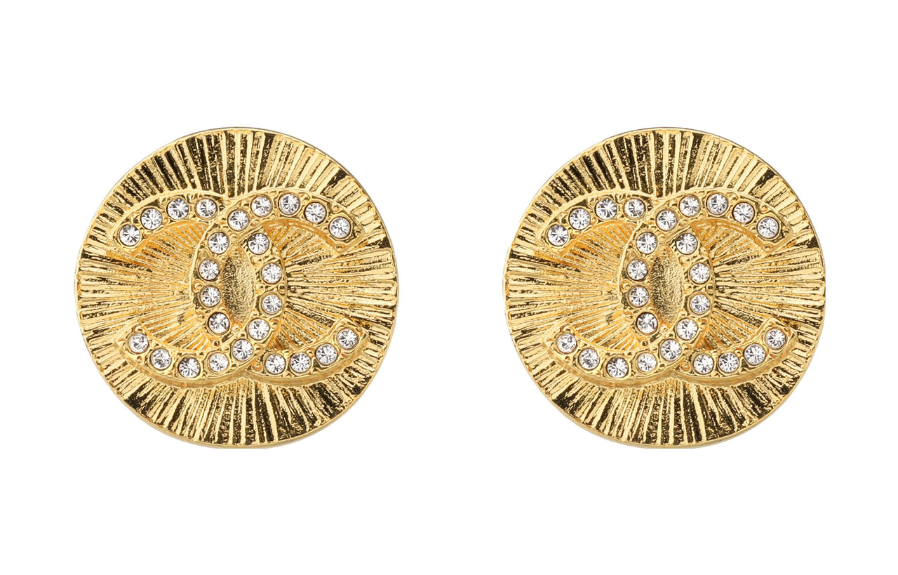 CHANEL Stud Earrings Women's