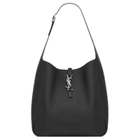 SAINT LAURENT LE5A7 Calfskin Shoulder Bag Large Size Women's Black