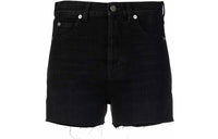 SAINT LAURENT Denim Shorts Women's Black