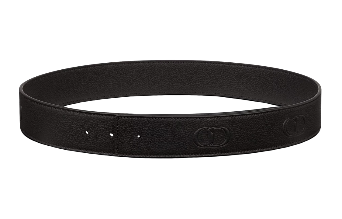 DIOR Leather Belts Men Black