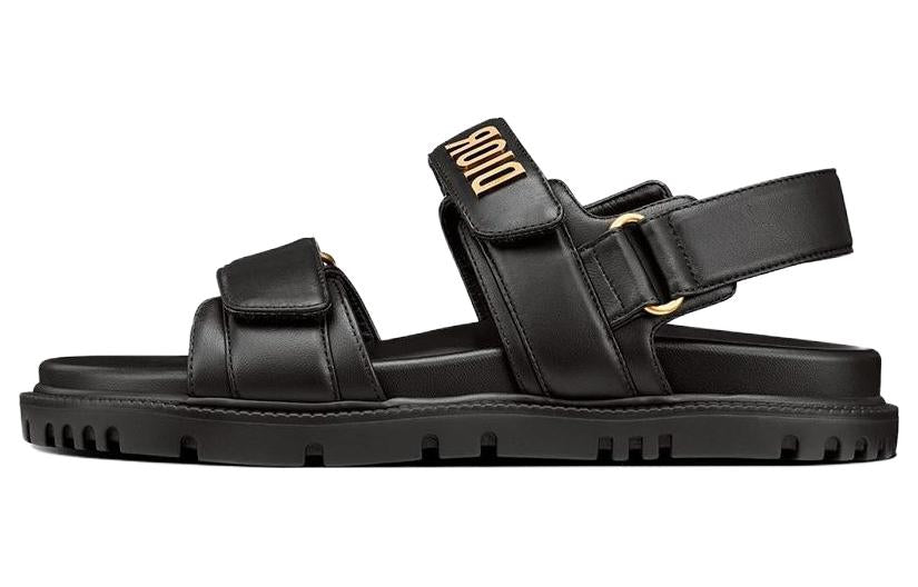 DIOR DiorAct Beach Sandals Women's Black