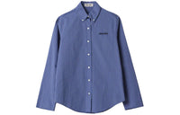 MIU MIU Logo embroidered Checked Shirt