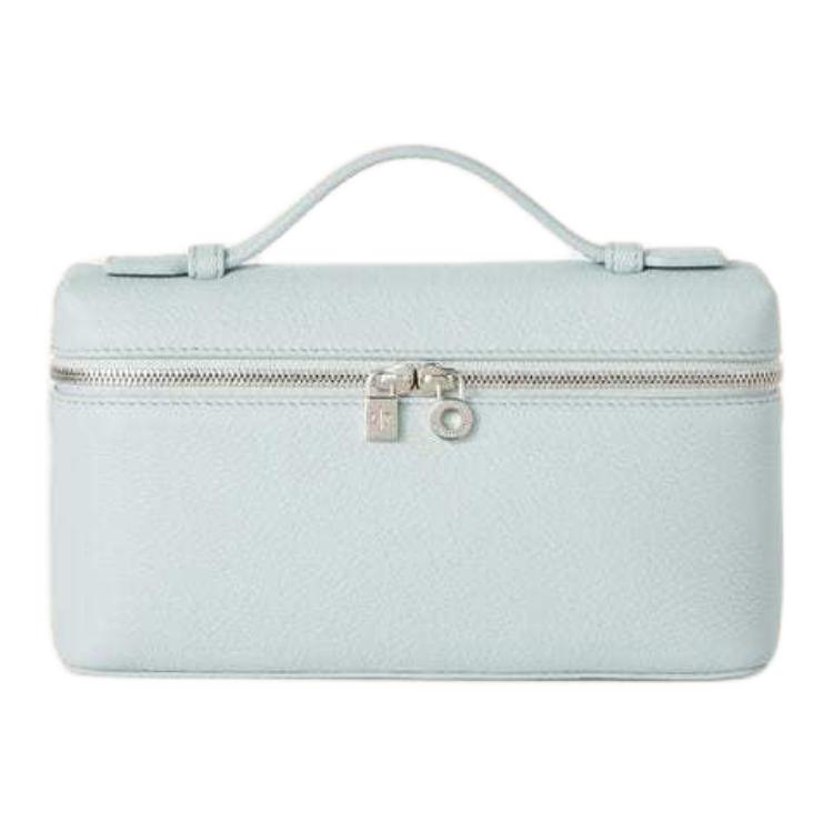 Loro Piana ExtraPocket Cow Leather Shoulder Bag Crossbody Bag Handbag Women's Mint Breeze With Antique Silver Accents