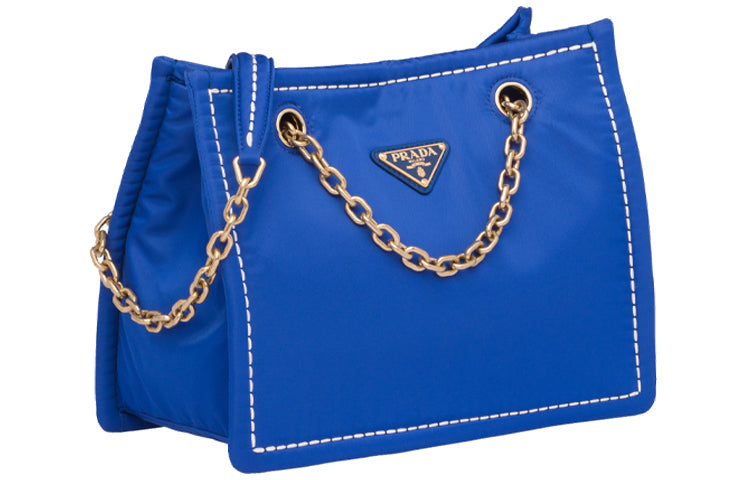 PRADA Nylon Shoulder Bag Crossbody Bag Handbags Unisex Blue