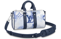 LOUIS VUITTON Keepall Xs Monogram Watercolor Blue