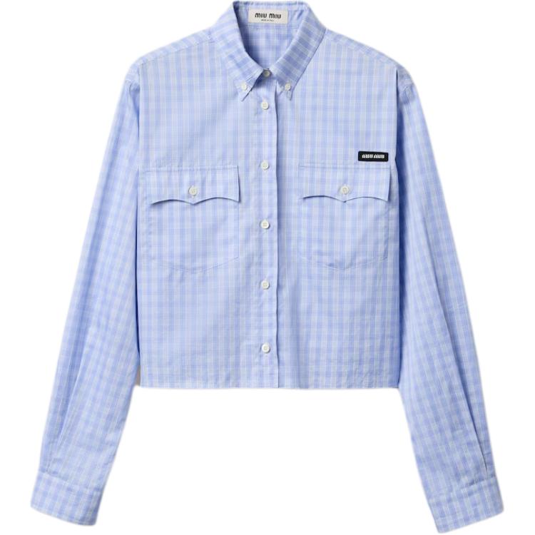 MIU MIU Shirt Women's Light Blue