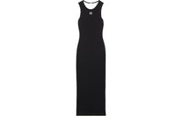 LOEWE Anagram Cotton Tank Dress Black