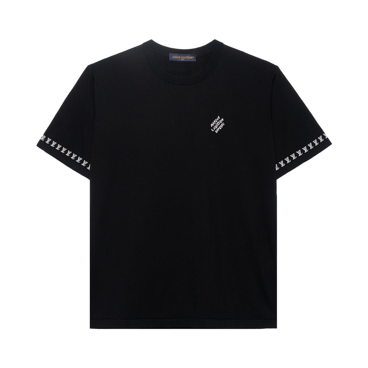 LOUIS VUITTON Short-Sleeved Cotton Crewneck