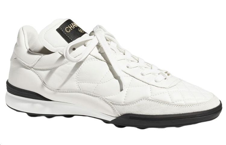 CHANEL Low Top Casual Shoes Women's White