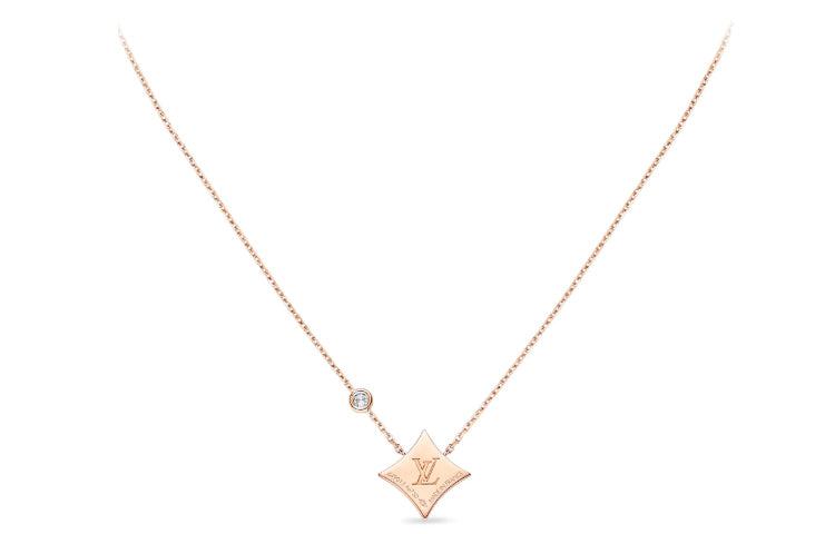 LOUIS VUITTON Color Blossom BB Star Pendant Pink Gold 18 Kt