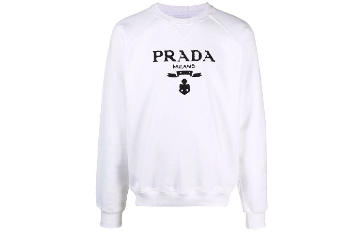 PRADA Sweatshirts Unisex White