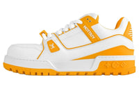 LOUIS VUITTON Trainer Maxi Little Jigglypuff Low Top Skateboard Shoes Unisex White Yellow