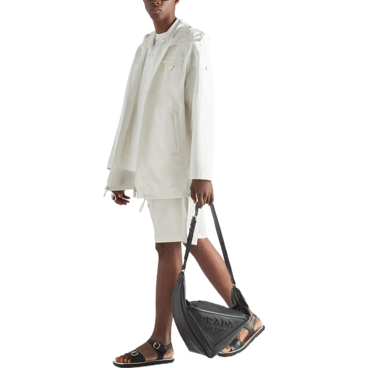 PRADA Coats Men White
