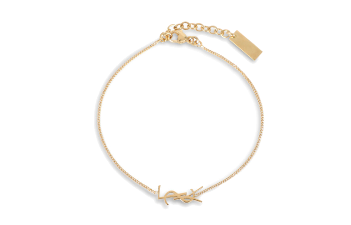 SAINT LAURENT Brass Bracelets Women's Gold