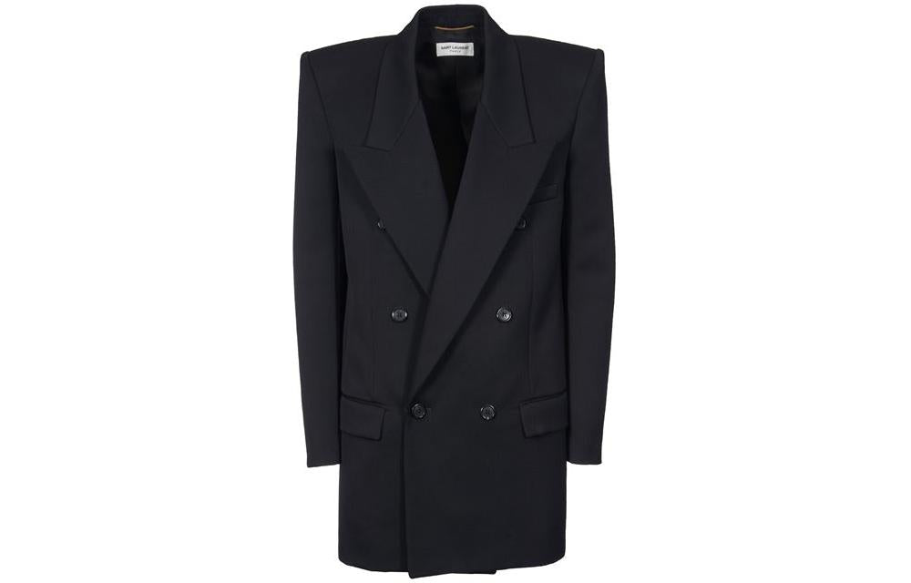 SAINT LAURENT SS23 Jackets Coats Women's Black