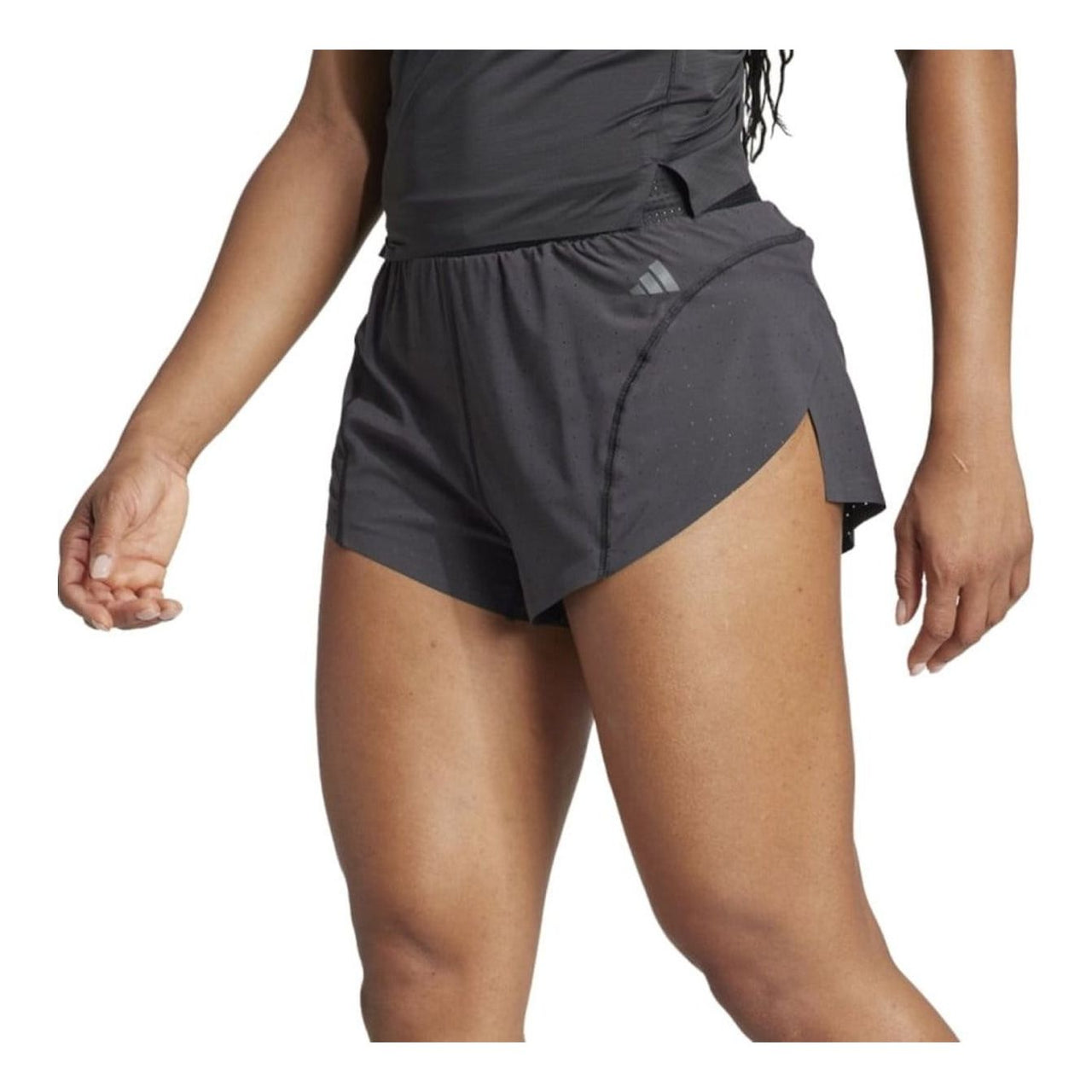 (WMNS) adidas Adizero Running Split Shorts 'Black' IK9708