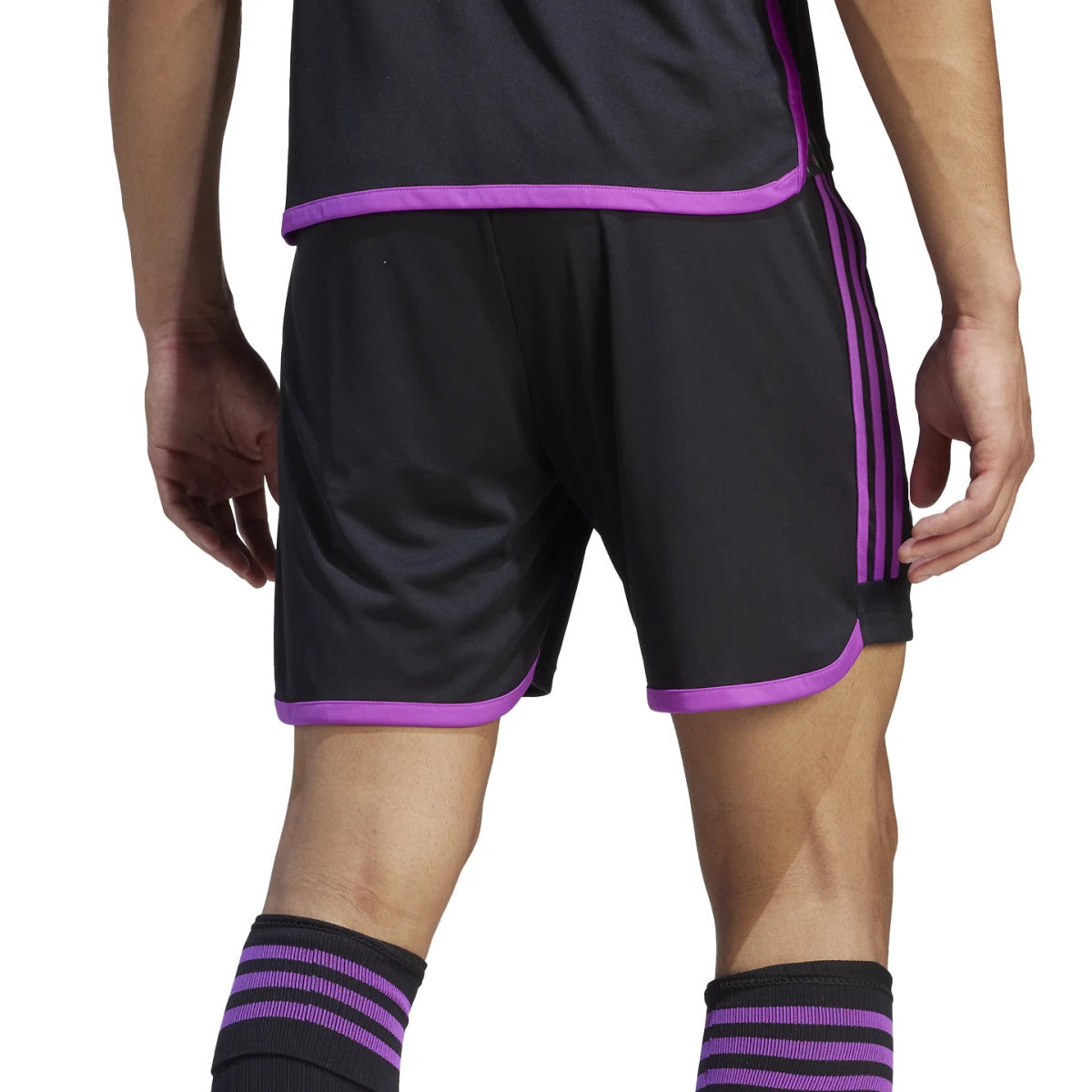 adidas FC Bayern 23/24 Away Shorts 'Black Purple' HR3720