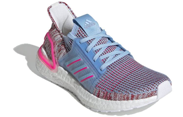 (GS) adidas UltraBoost 19 J 'Glow Blue Pink' EE6656