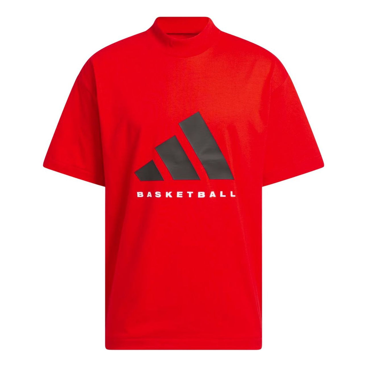 adidas Basketball T-shirt 'Red Black' JE3763