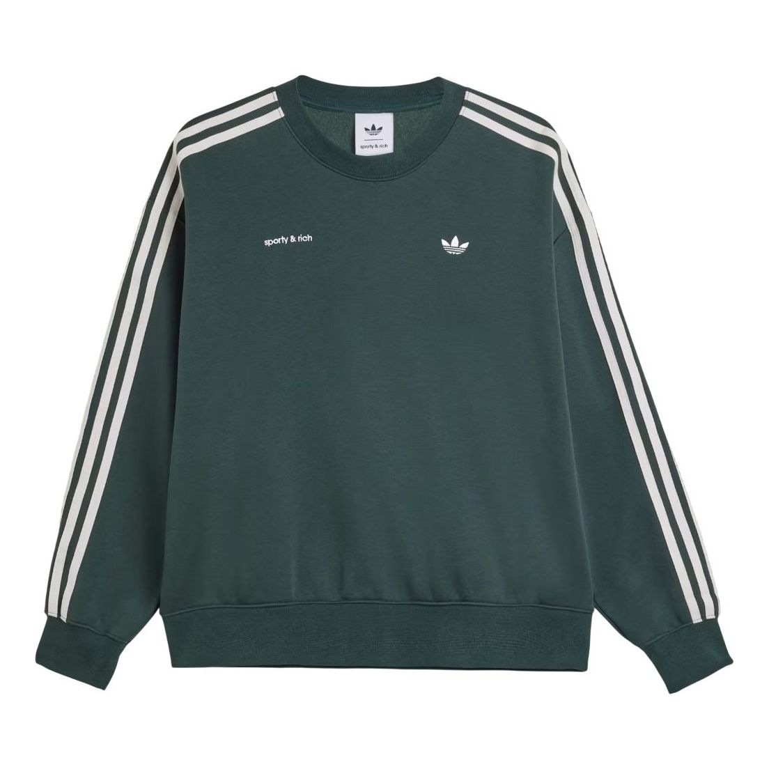 adidas x Sporty & Rich Sweatshirt 'Shadow Green' JN5320