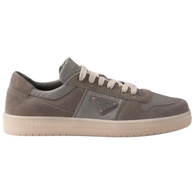 PRADA Downtown Low Top Skateboard Shoes Men's Gray