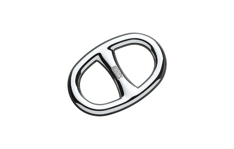 HERMES Silver-Plated Palladium-Plated Accessories Unisex