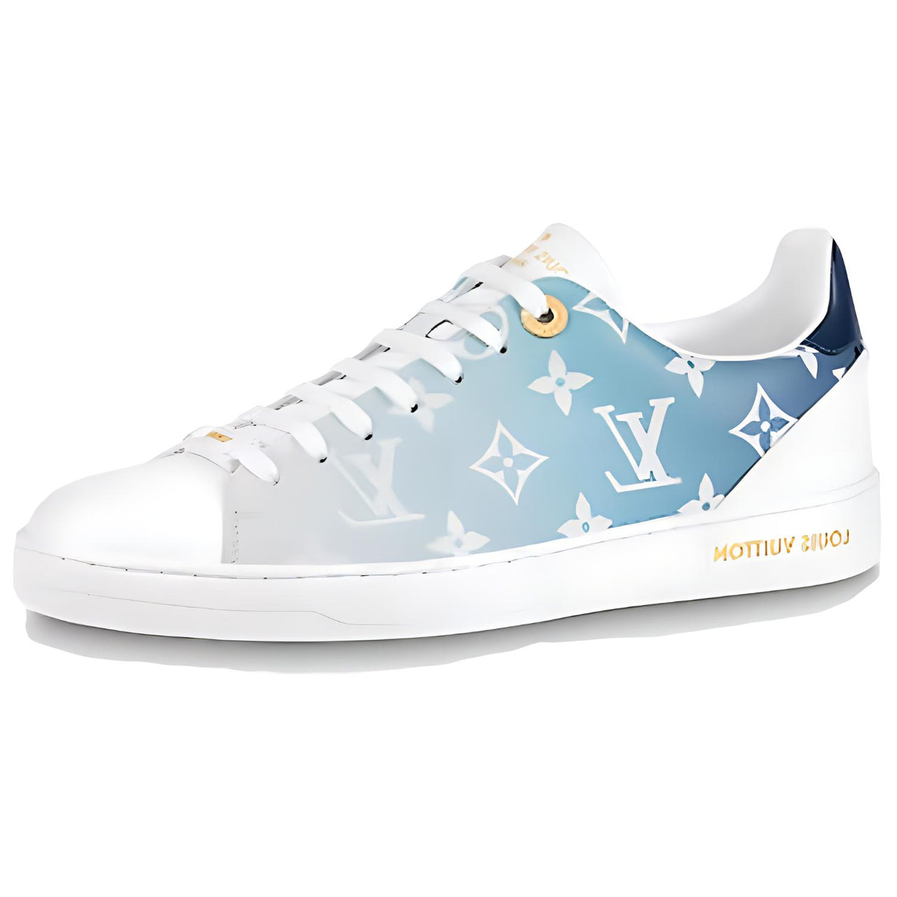 LOUIS VUITTON Lv Frontrow Sneakers Blue Women's