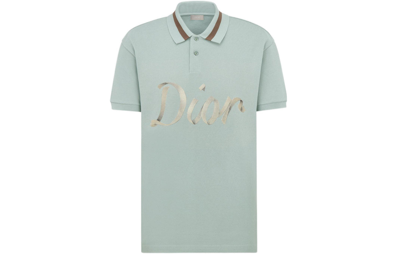 DIOR Dior Quarterly New Products Polo Shirt Men's Green
