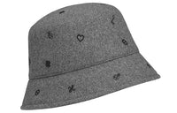 HERMES Cashmere Bucket Hats Unisex
