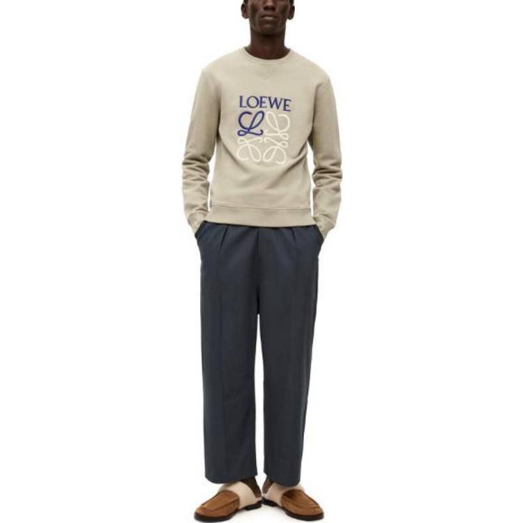 LOEWE Sweatshirt Men's Gray Green
