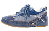 LOEWE Low Top Stylish Skateboarding Shoes Men's Blue