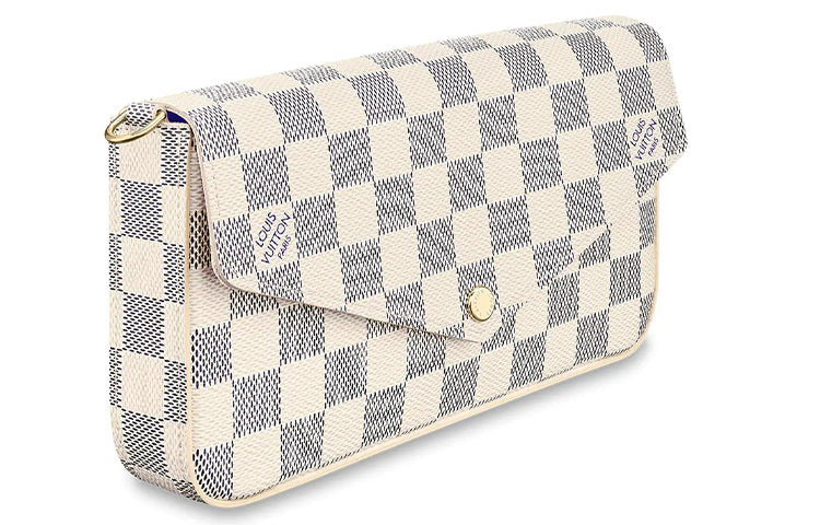 LOUIS VUITTON Coated Canvas Cow Leather Patchwork 3-in-1 Chain Bag Handbag Shoulder Bag Crossbody Bag Women's White