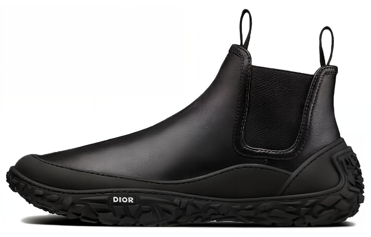 DIOR B28 Ankle-Length Chelsea Boots Men's Black