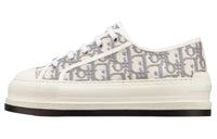 DIOR Walk'n'Dior Platform Shoes Low Top Stylish Skateboarding Shoes Women's Gray