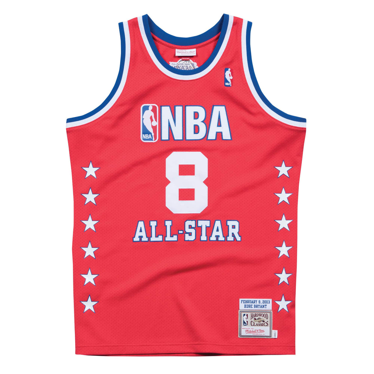 Mitchell & Ness NBA Kobe Bryant 2003 All Star West Authentic Jersey #8 AJY4CP19004-ASWSCAR03KBR