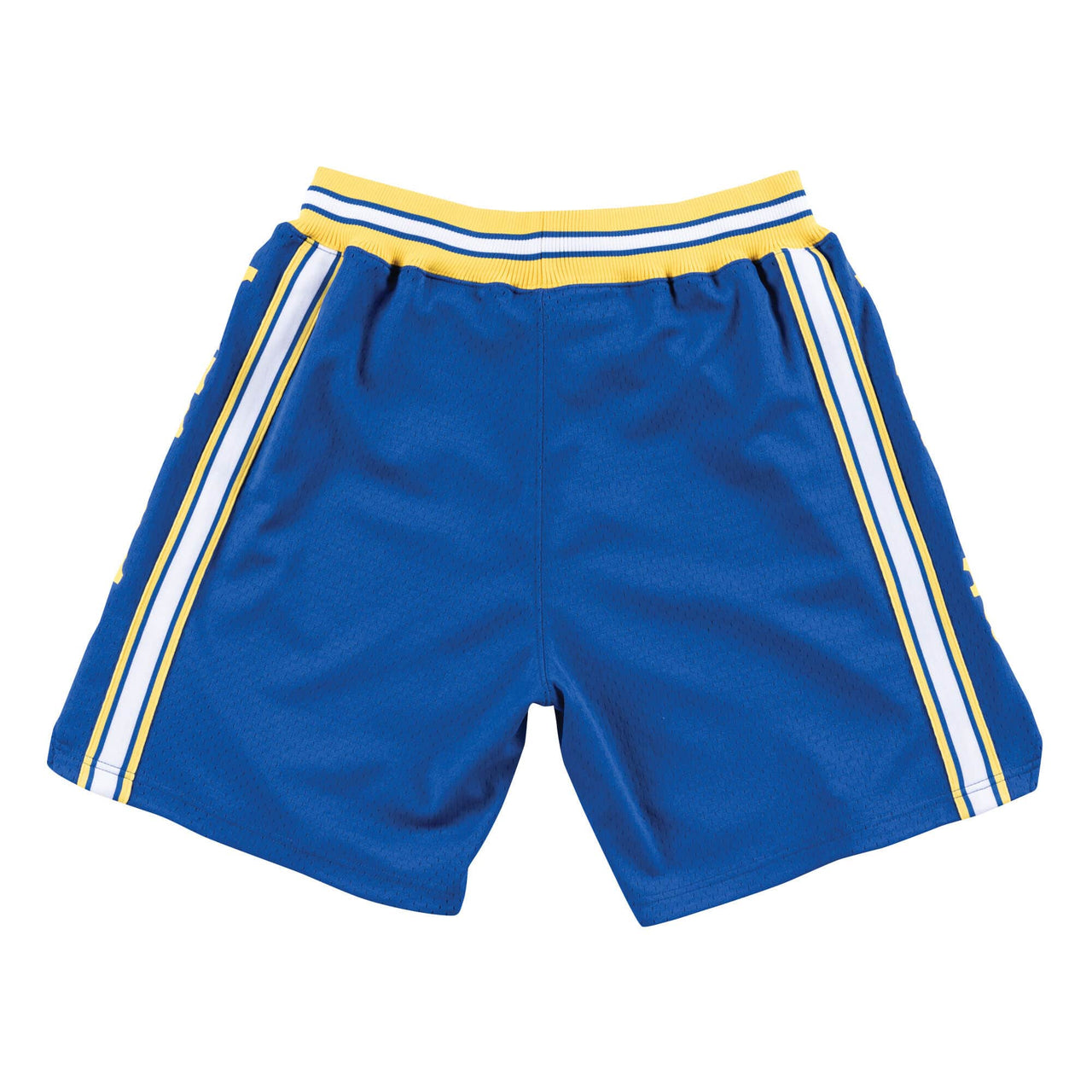Mitchell & Ness NBA Authentic Shorts Golden State Warriors Road 1981-82 'Blue Yellow' ASHRGS18038-GSWROYA81