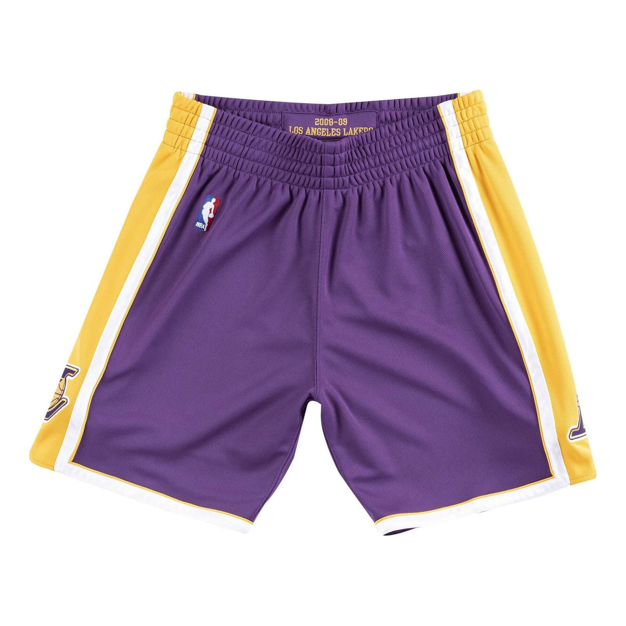 Mitchell & Ness NBA Authentic Shorts Los Angeles Lakers Road 2008-09 'Purple Yellow' ASHRGS18039-LALPURP08