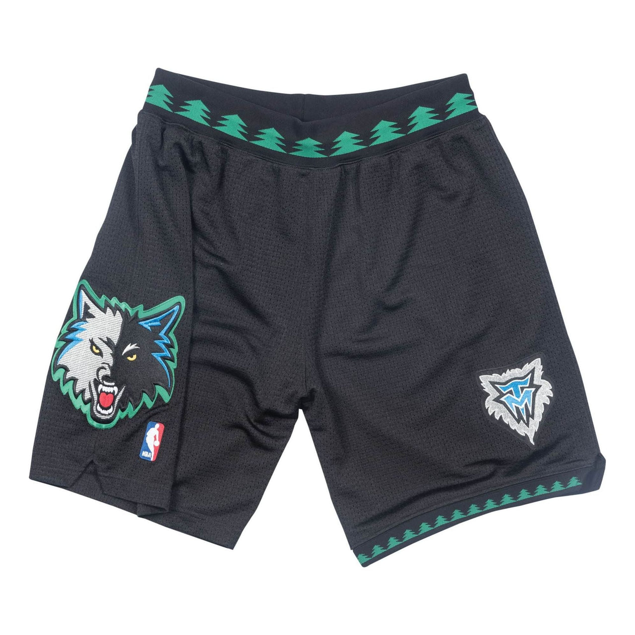 Mitchell & Ness NBA Authentic Shorts Minnesota Timberwolves Alternate 2003-04 'Black Green' ASHRGS18125-MTIBLCK03