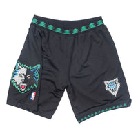 Mitchell & Ness NBA Authentic Shorts Minnesota Timberwolves Alternate 2003-04 'Black Green' ASHRGS18125-MTIBLCK03