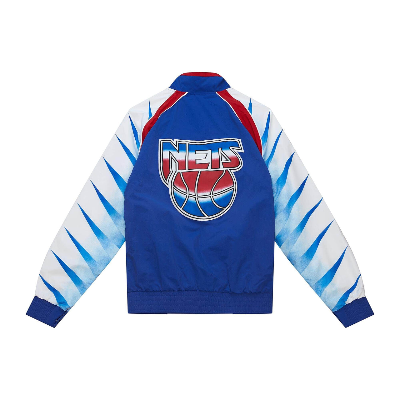 Mitchell & Ness NBA Authentic New Jersey Nets 1990-91 Jacket 'Blue Red' AWJKSB19102-NJNPTRY90