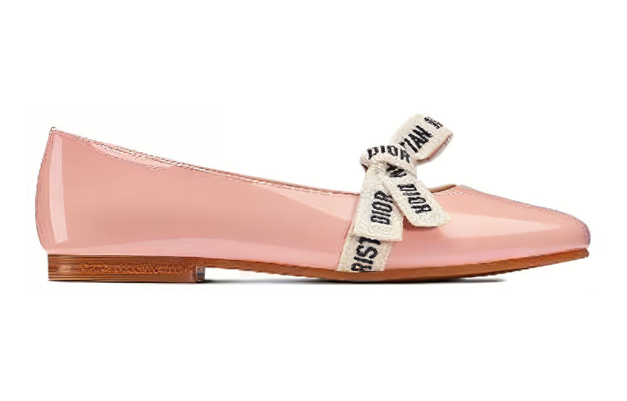 DIOR Miss B Low Top Kids' Leather Shoes Pink Kids'