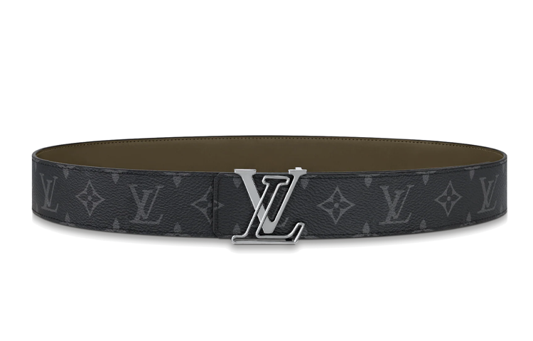 LOUIS VUITTON Lv Line Reversible Belt Monogram Eclipse 40MM
