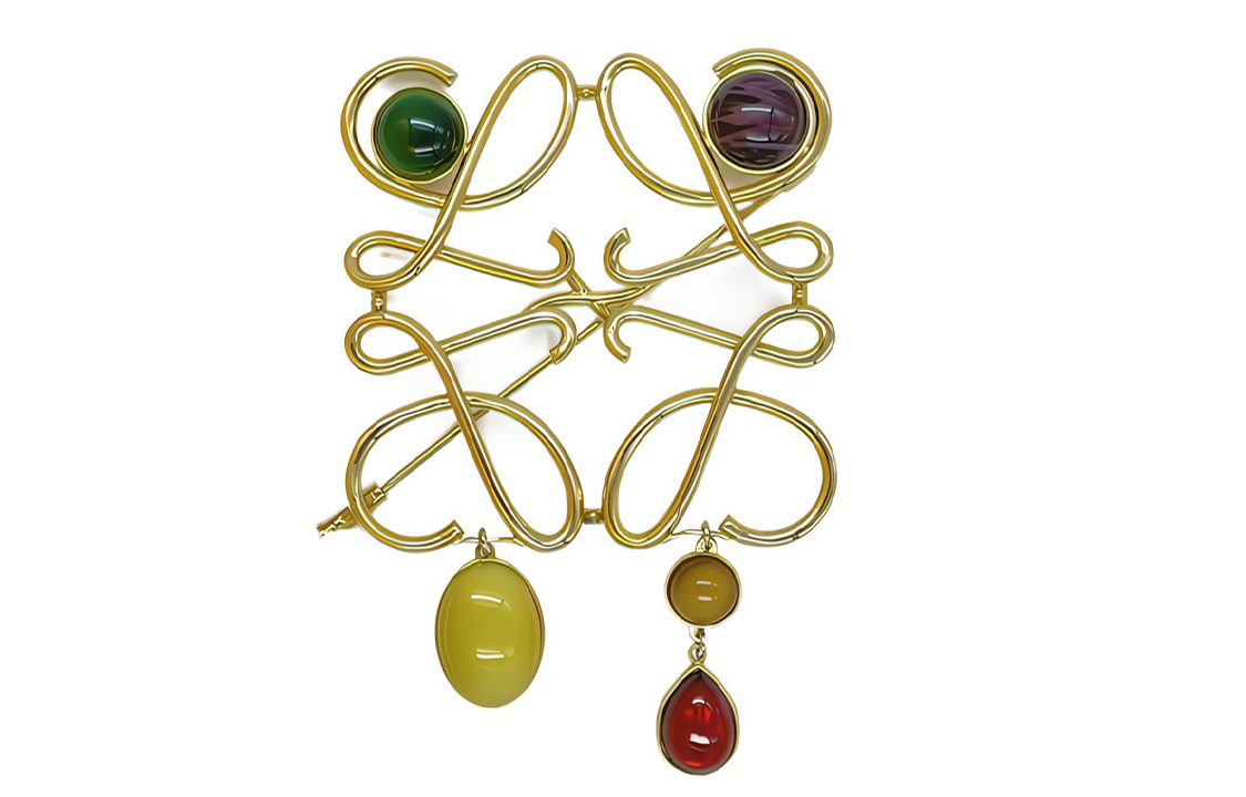 LOEWE Brooches Unisex Gold