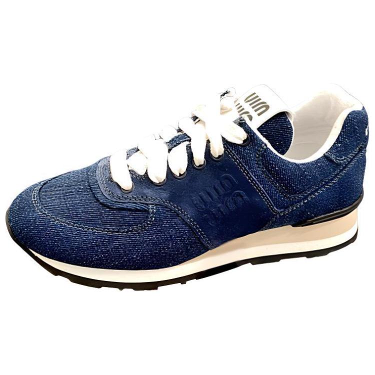 MIU MIU Low Top Casual Shoes Women's Blue