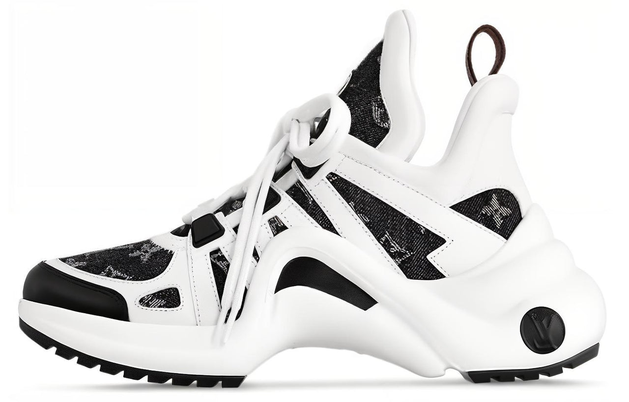 LOUIS VUITTON Archlight Mid Top Casual Shoes Women's Black