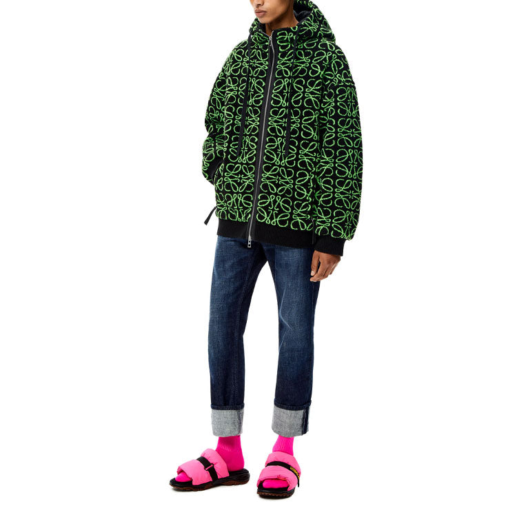 LOEWE Anagram Jacquard Fleece Parka
