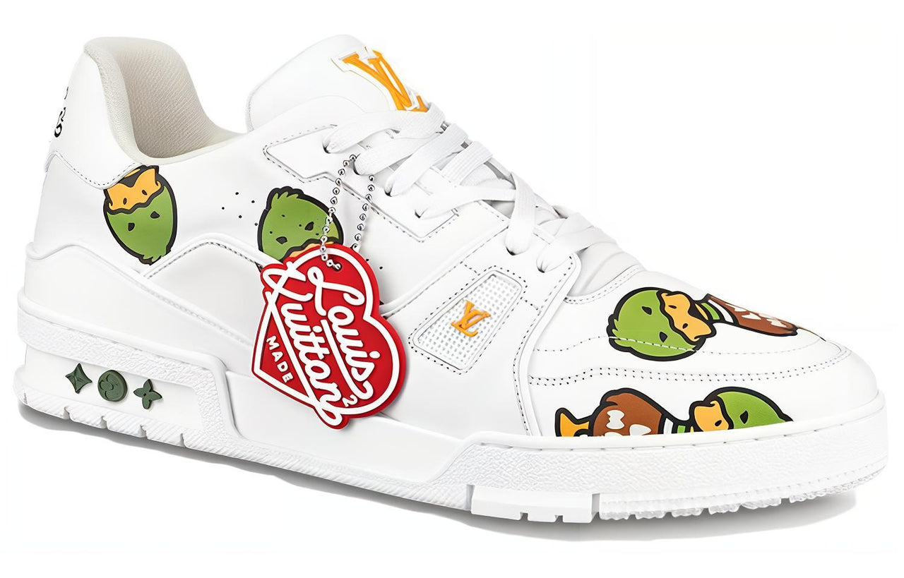 LOUIS VUITTON X Nigo Trainers 'White With Duck Monogram'